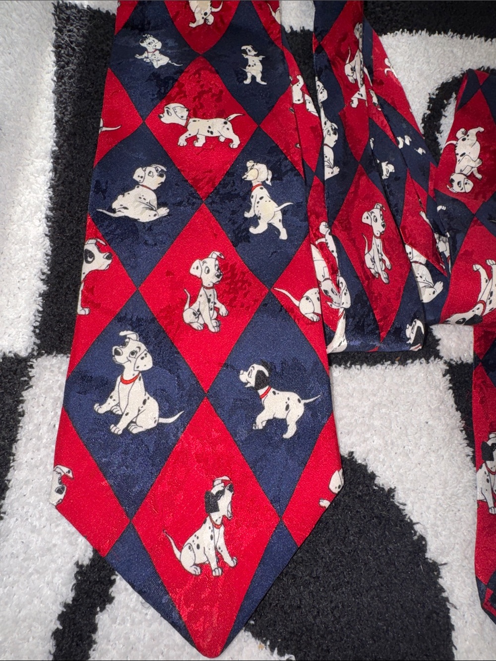 Vintage Disney 101 Dalmatians Silk Tie